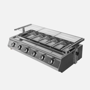 Brand New 6-Burner LPG BBQ Grill - Powerful Outdoor Cooking