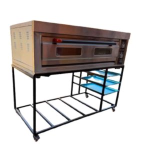 Brand New 1-Deck 3-Tray Electric Baking Oven + Stand – Professional Baking Made Easy!
